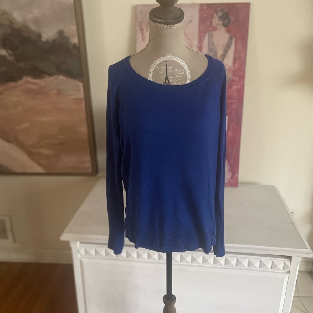 Zara Royal Blue Crewneck Sweater